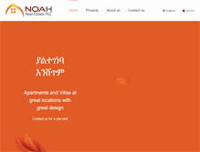 Tablet Screenshot of noahrealestateplc.com